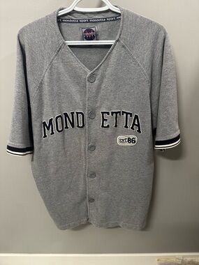 Mondetta Grey Crewneck Sweatshirt with Navy Logo
